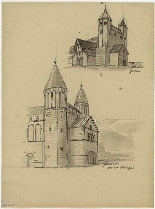 Nonnenstiftskirche St. Cyriakus zu Gernrode und Dom zu Goslar, Westbauten