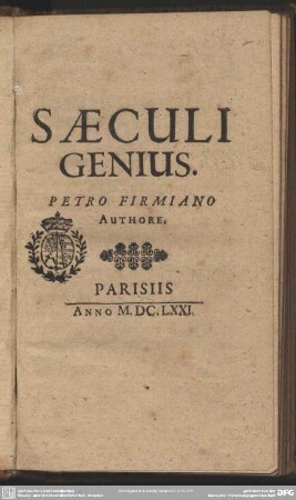 Saeculi genius