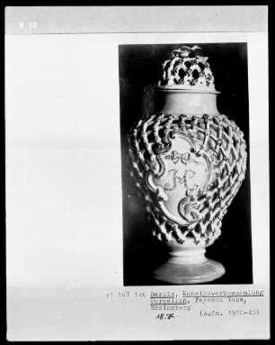 Vase mit Deckel