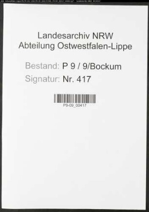 Namensverzeichnis Bockum, Todesfälle