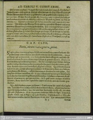 Cap. CLVII. Furta, eorum variagenera, poenae