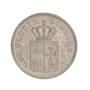Münze, 1/2 Groschen, 1866