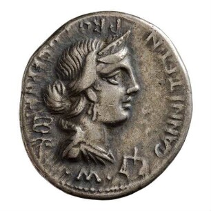 Münze, Denar, 82 - 81 v. Chr.