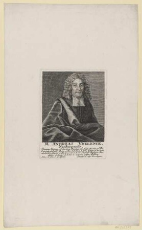Bildnis des Andreas Vnglenck