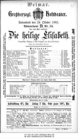 Die heilige Elisabeth