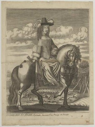 Bildnis der Erdmudis Sophia, Markgräfin von Brandenburg-Bayreuth