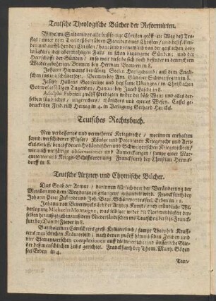 Teutsches Rechtsbuch.