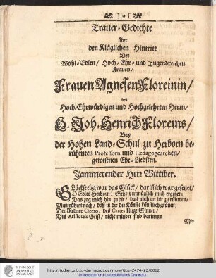 Trauer Gedichte