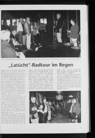 "Latücht"- Radtour im Regen