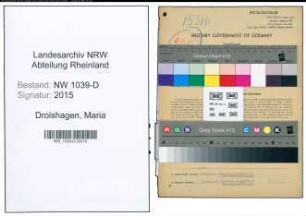 Entnazifizierung Maria Drolshagen , geb. 23.05.1914 (Zahnaerztin)