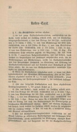 Kosten-Tarif.
