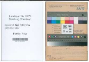 Entnazifizierung Fritz Forner , geb. 27.12.1898 (Angestellter)
