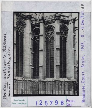 Amiens: Kathedrale, Radialkapellen Außenansicht
