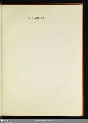 Die Adlige