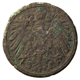 Fundmünze, Pfennig, 1900