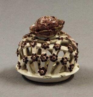 Potpourri - Vase mit durchbrochenem Deckel