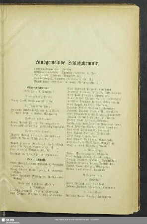 Landgemeinde Schloßchemnitz