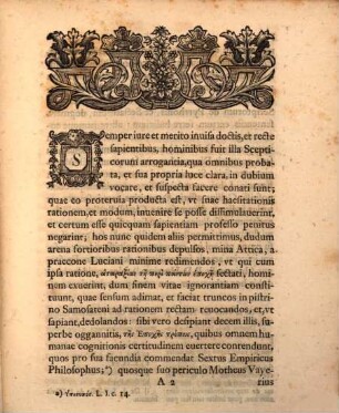 Praelectionvm Svarvm Rationem Reddit Et De Epochēi Physico Necessaria