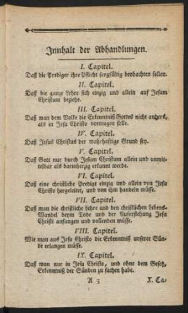 Innhalt der Abhandlungen
