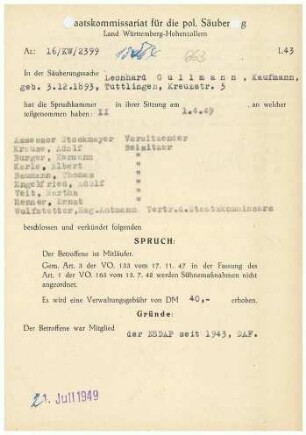 Gullmann, Leonhard