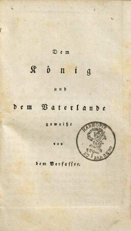 Ideen über Baiern und Baierns Staats-Interesse