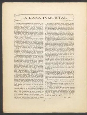 La raza inmortal