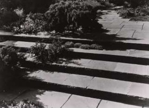 Hakeburg (Wohnsitz des Reichspostministers), Kleinmachnow: Stufen im Garten