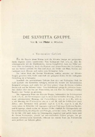 Die Erschliessung der Ostalpen, 2. Die Centralalpen westlich vom Brenner