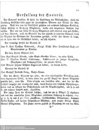 Verfassung der Societät