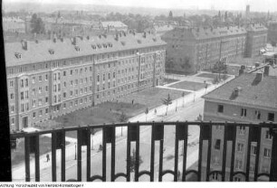 Dresden, Südviertel, Wiederaufbau, Oktober 1954