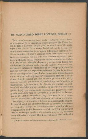 Un nuevo libro sobre Lucrecia Borgia - (1)