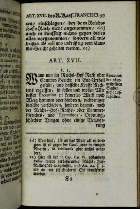 Art. XVII. - Art. XXIII.