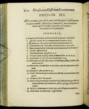 Decisio XCI. - Decisio XCV.