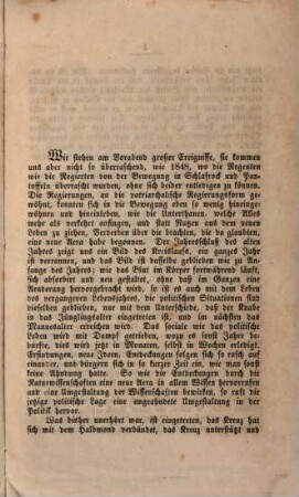 Was werden uns die Jahre 1854 u. 1855 bringen? : Von einem Invaliden in der Politik