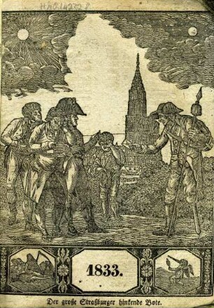 Der große Straßburger Hinkende Bote für 1833