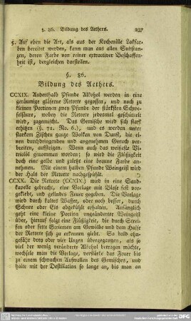 §. 86. Bildung des Aethers