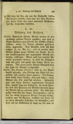 §. 86. Bildung des Aethers