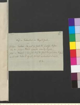 Brief von Mereau (Brentano), Sophie an Goethe, Johann Wolfgang von