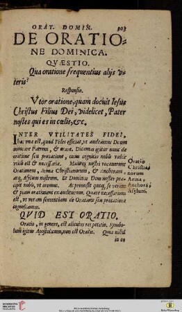 De oratione dominica