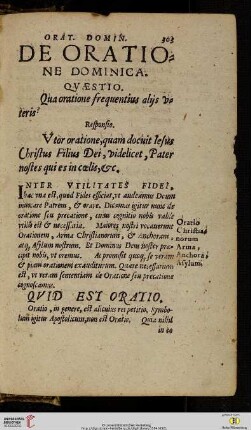 De oratione dominica