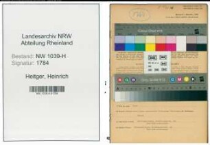 Entnazifizierung Heinrich Heitger , geb. 20.05.1921 (Angestellter)