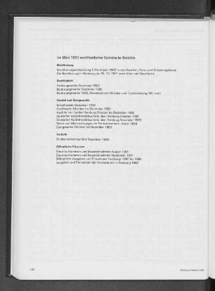 Im März 1993 veröffentlichte Statistische Berichte