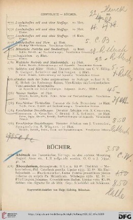 Bücher (Nr. 2786-3189)
