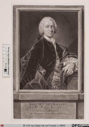 Bildnis Johann Heumann (1757 Edler von Teutschenbrunn)
