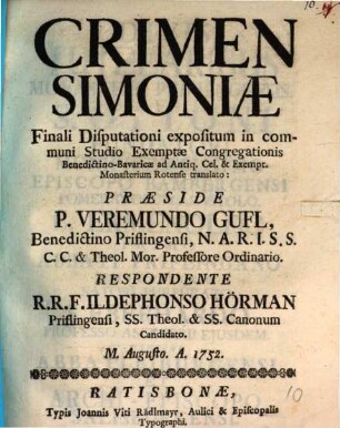 Crimen simoniae