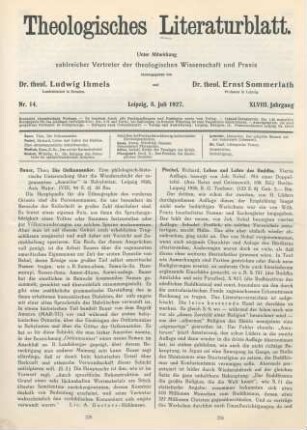 225 [Rezension] Bauer, Theo, Die Ostkanaanäer