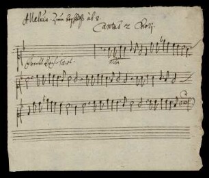 Cantus 2. Chori.