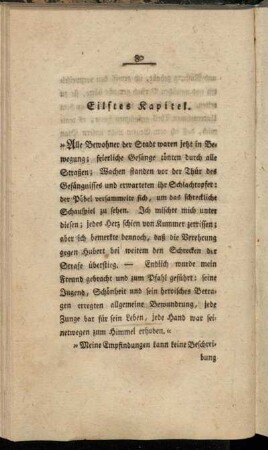 Eilftes Kapitel. - Zwölftes Kapitel.