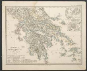 Königreich Griechenland und die Ionischen Inseln [Hand-Atlas über alle Theile der Erde nach dem neuesten Zustande und über das Weltgebäude]