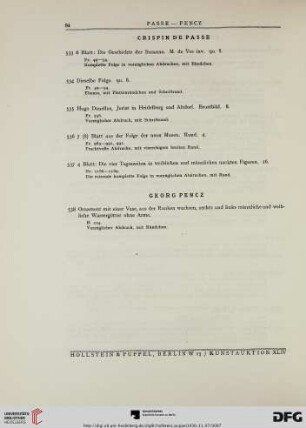 Crispin de Passe (Nr. 533-537)